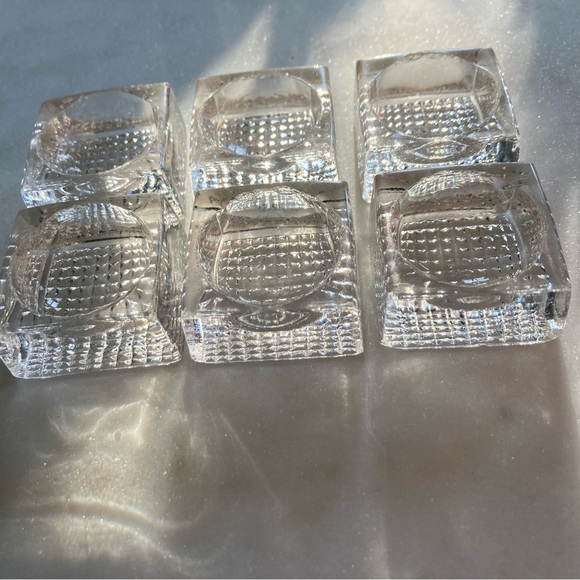 Antique Salt Cellars Set of 6 - Picture 2 of 6